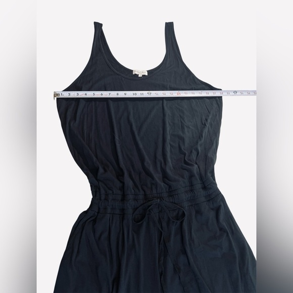 Michael Stars Women's Theo Tank Jumpsuit with Pockets, Solid Black, Size 2x - Picture 2 of 13